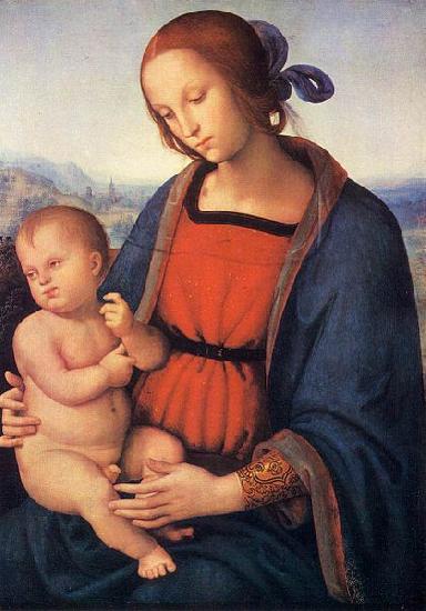 Pietro Perugino Madonna with Child Germany oil painting art
